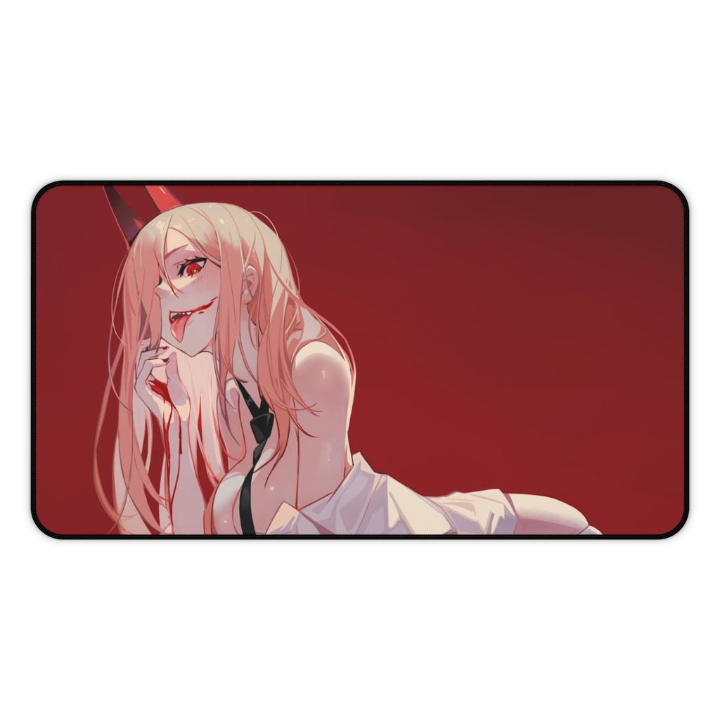 Chainsaw Man Ecchi Mousepad - Sexy Power Large Desk Mat - Mtg Playmat