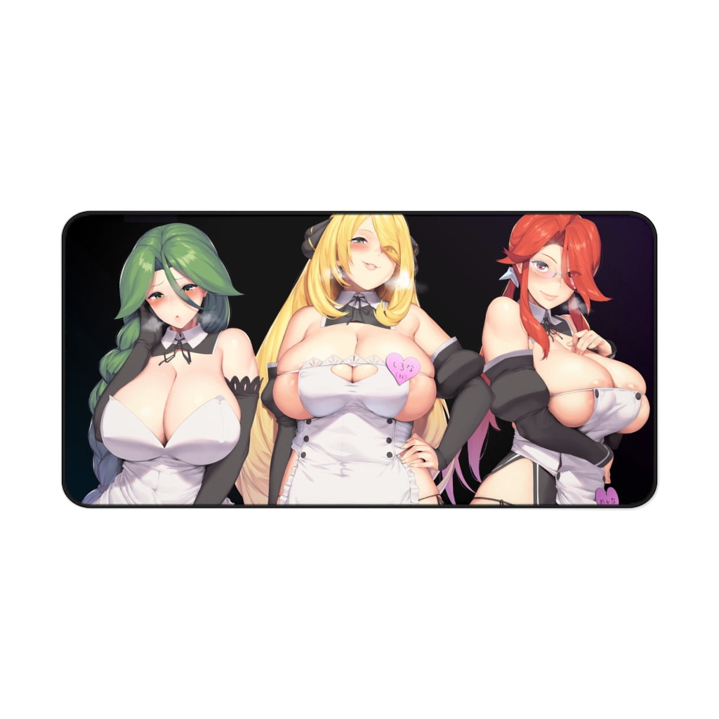 Sexy Pokemon MILFs Desk Mat - Big Waifu Tits Mousepad