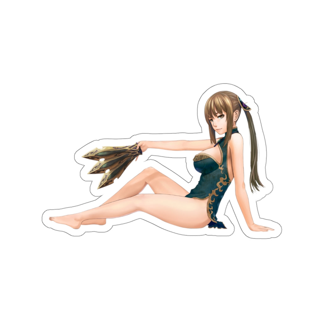 Sexy Wang Yuanji Dynasty Warriors Shin Sengoku Musou Waterproof Sticker - Ecchi Vinyl Decal