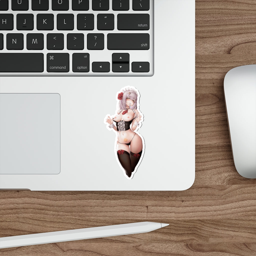 Genshin Impact Noelle Waterproof Sticker - Ecchi Vinyl Car Decal