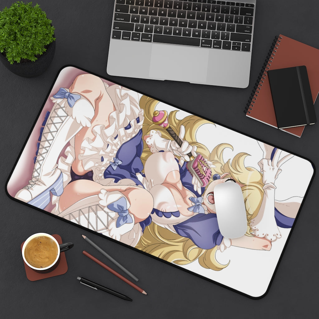 Sexy Tits Purin A La Mode Bravely Default Desk Mat - Big Nipples Mousepad - Gaming Playmat