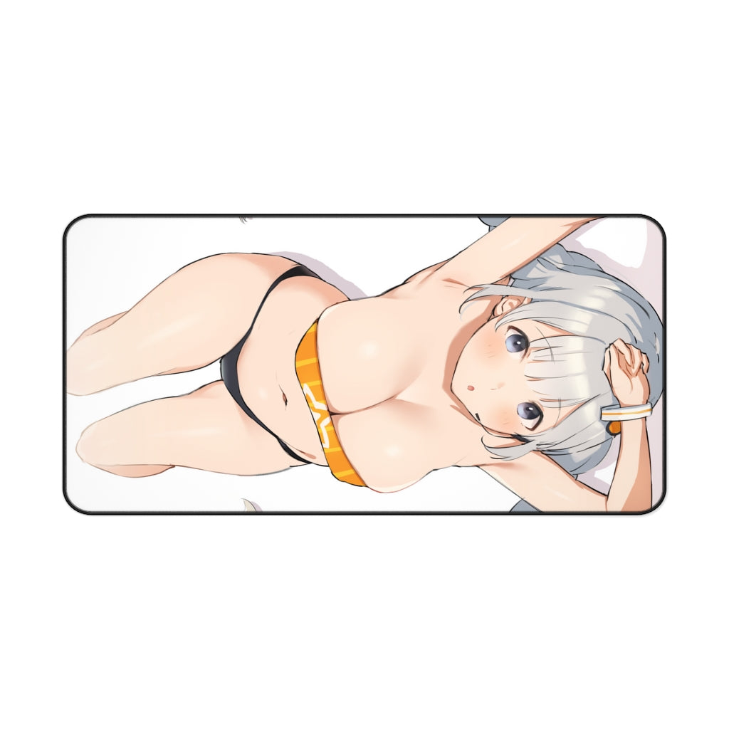 Sexy Bikini Waifu Kizuna Akari Voiceroid Desk Mat - Non Slip Mousepad