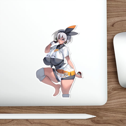 Big Boobs Bea Pokemon Trainer Waterproof Sticker - Ecchi Vinyl Decal