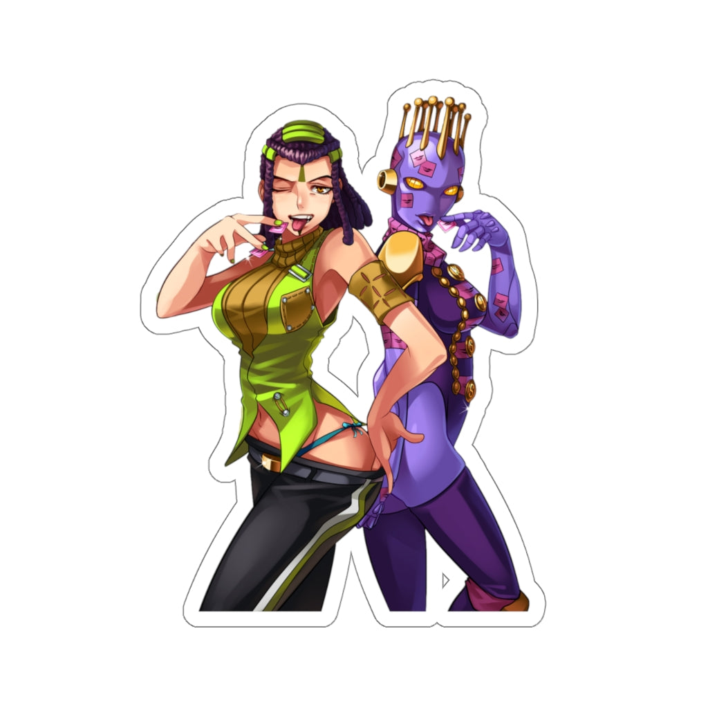 JoJo Ermes Costello and Kiss Waterproof Sticker - Ecchi Vinyl Decal