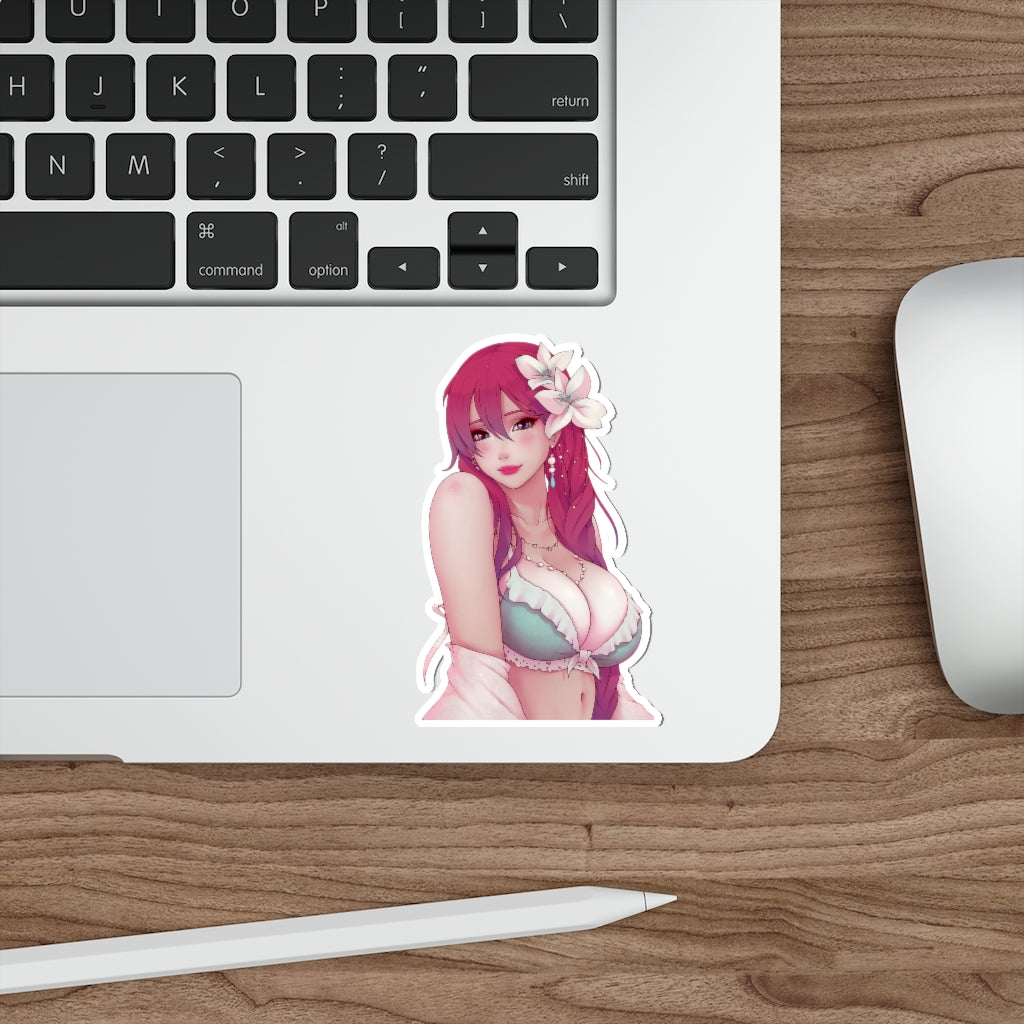 Sexy Boobs Emma Millstein Trails of Cold Steel Waterproof Sticker - Ecchi Vinyl Decal