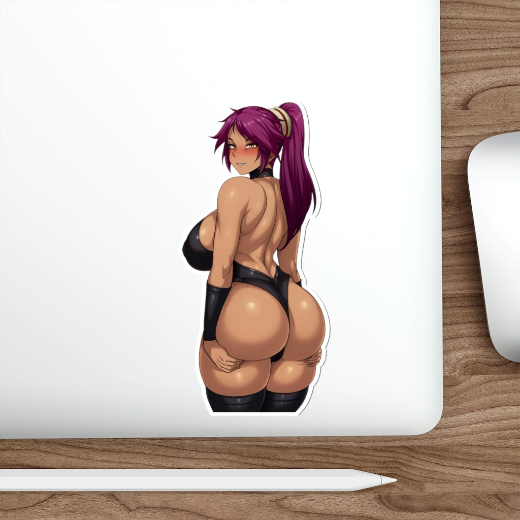 Thick Butt Shihouin Yoruichi Bleach Waterproof Sticker - Ecchi Vinyl Decal