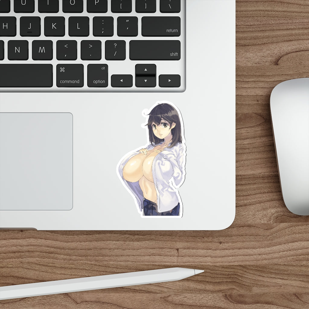 Huge Tits Ushio Kantai Collection Waterproof Sticker - Ecchi Vinyl Decal