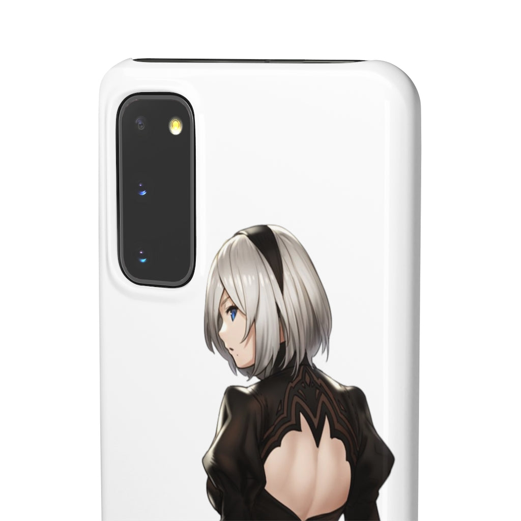 2B Anime Phone Case - Nier Automata Kawaii Aesthetic Snap Case