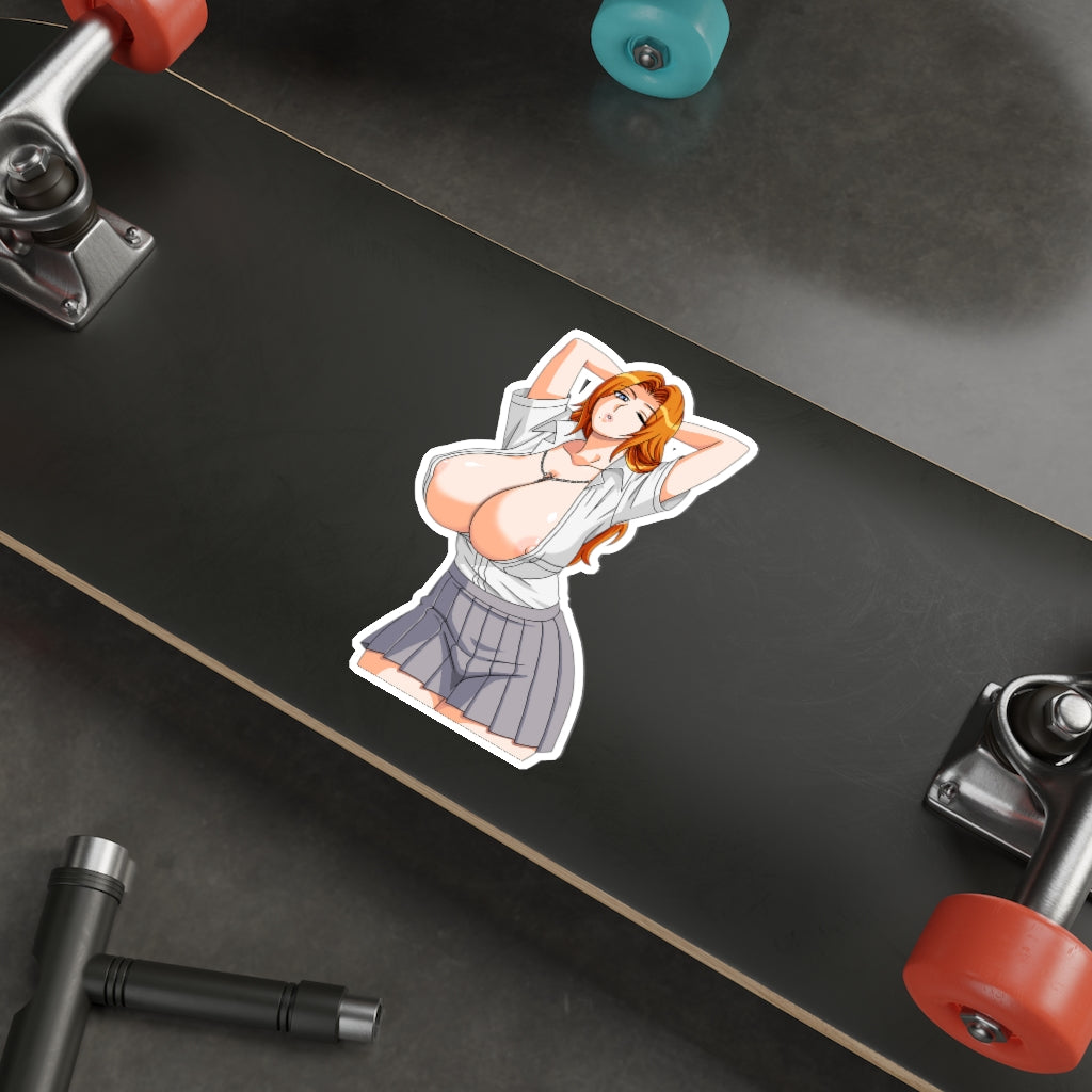 Matsumoto Rangiku Huge Tits Bleach Waterproof Sticker - Ecchi Vinyl Decal