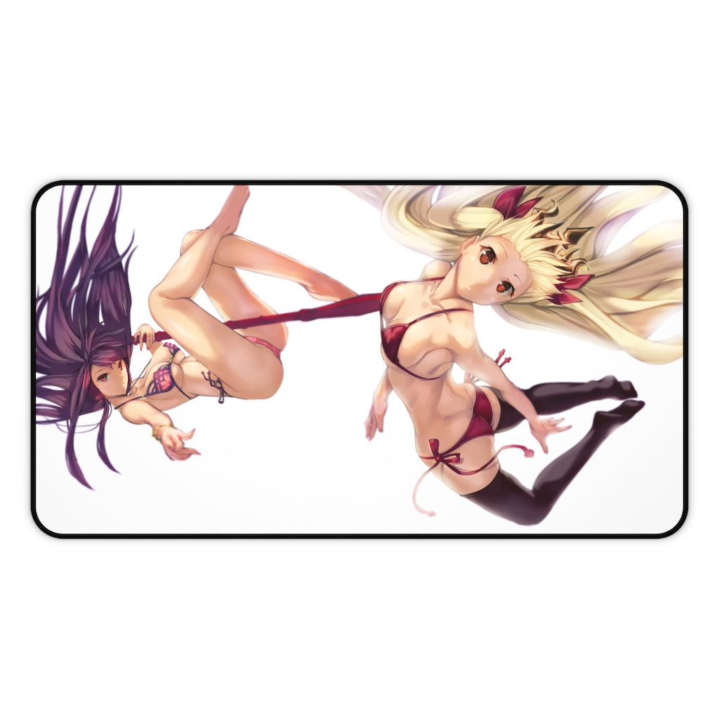 Fate Grand Order Ecchi Mousepad - Bikini Scathach And Ereshkigal Desk Mat - FGO Playmat