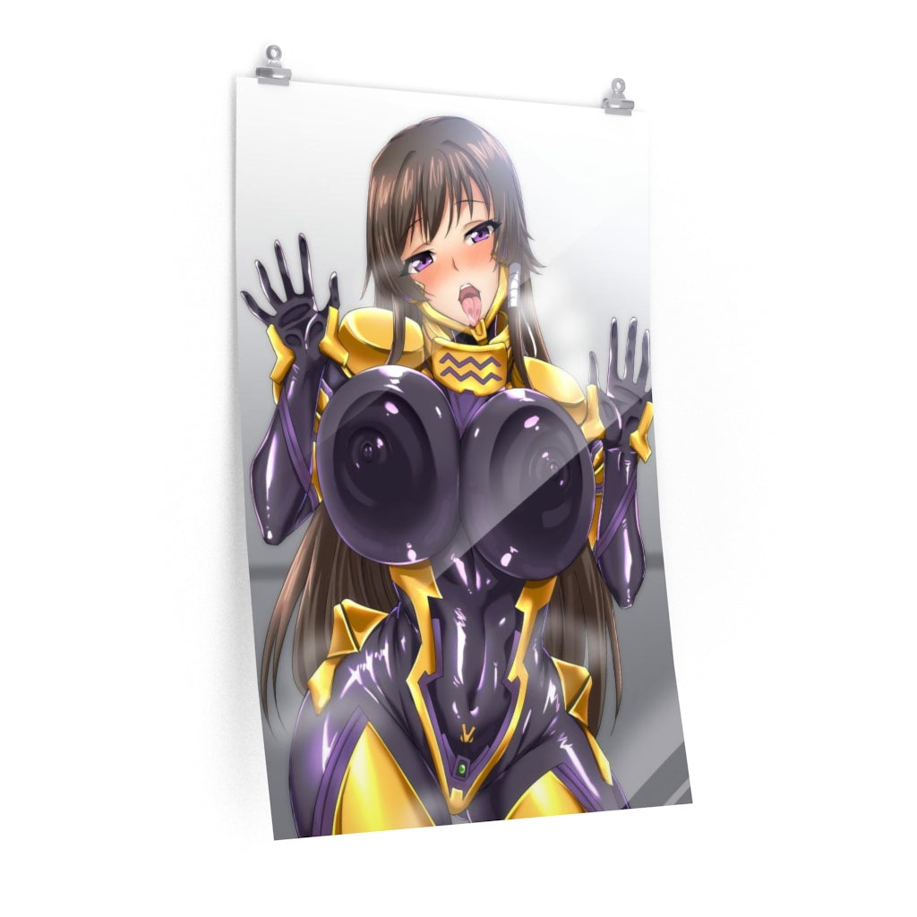 Takamura Yui Muvluv Boobs Press Poster - Lewd Premium Matte Vertical Poster - Adult Wall Art