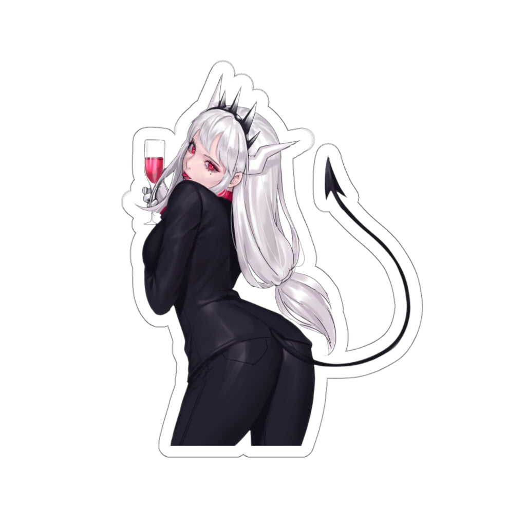 Sexy Lucifer Helltaker Waterproof Sticker - Ecchi Vinyl Decal