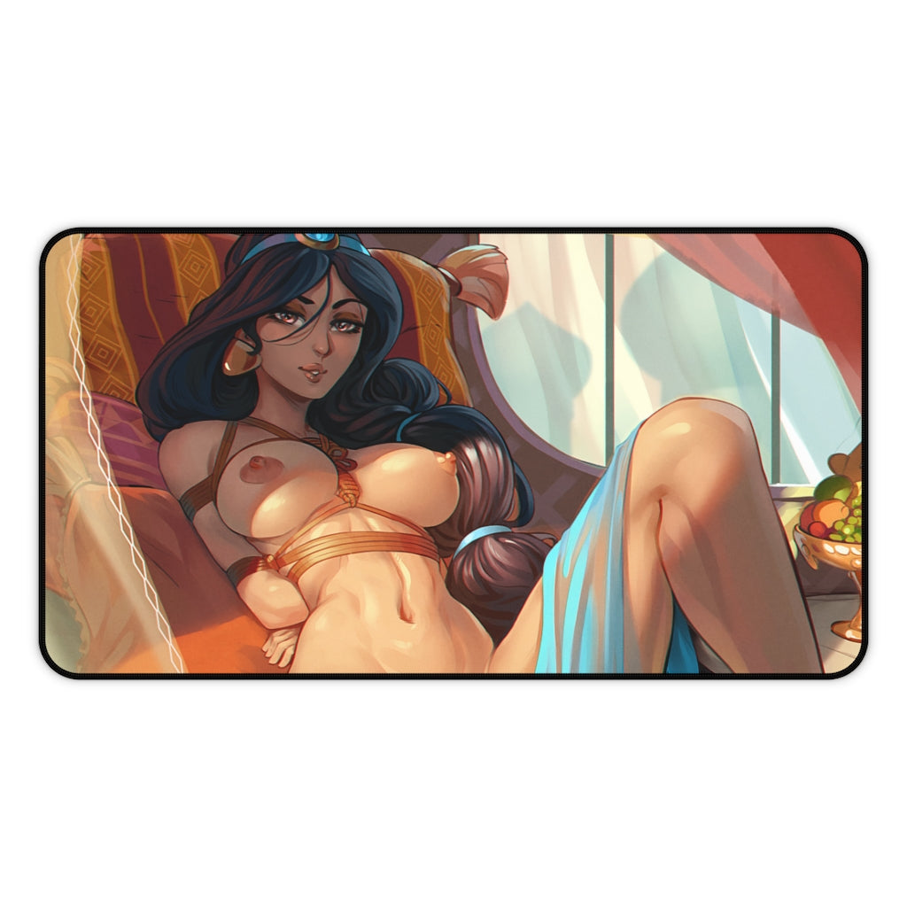 Jasmine Aladdin Hentai Nude Bondage Desk Mat - Sexy Anime Girl Mousepad - Gaming Playmat