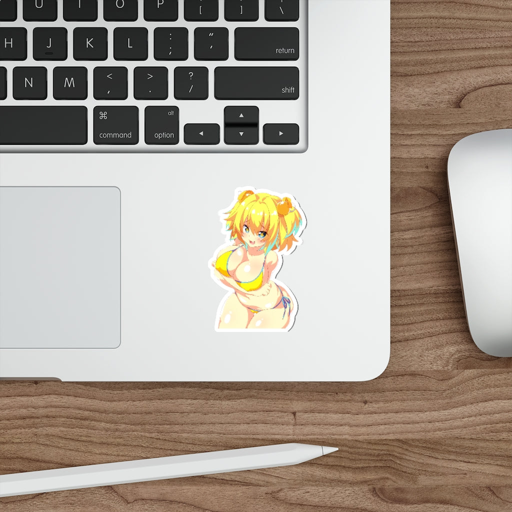 Thick Pine Bomber Girl Bomberman Waterproof Sticker - Ecchi Vinyl Decal