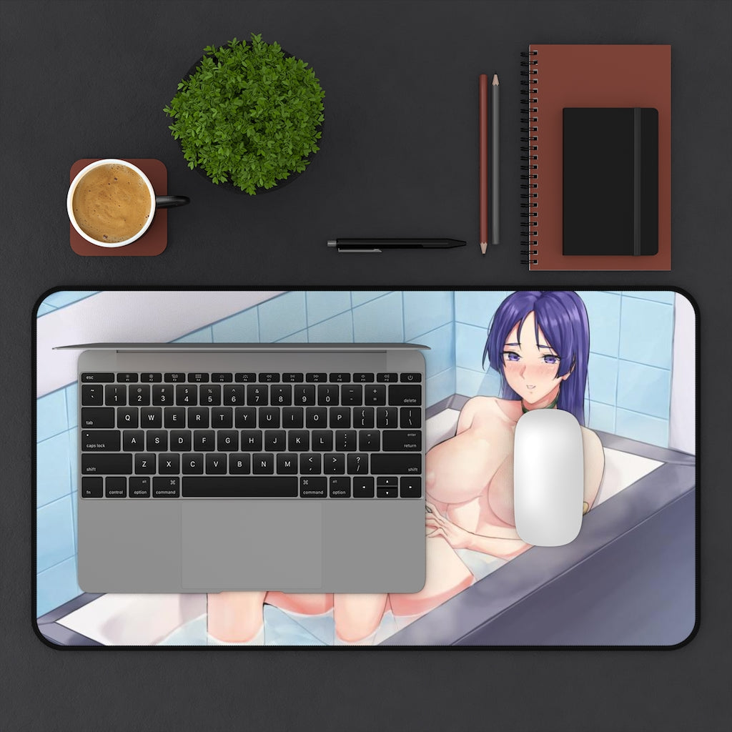 Minamoto No Raikou Fate Grand Order Nude Bath Desk Mat - Non Slip Mousepad