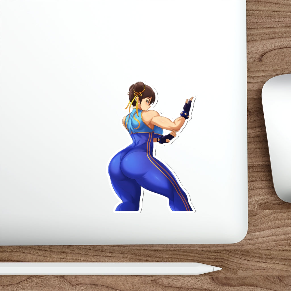 Chun Li Thick Ass Bodysuit Waterproof Sticker - Ecchi Vinyl Decal