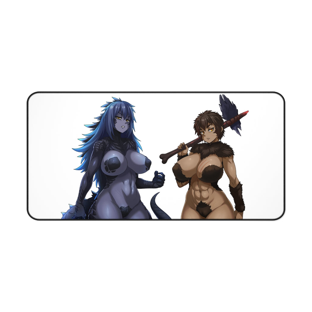 Godzilla Vs Kong Sexy Mousepad - Big Tits Anthro Monster XXL Desk Mat - Ecchi Desk Pad