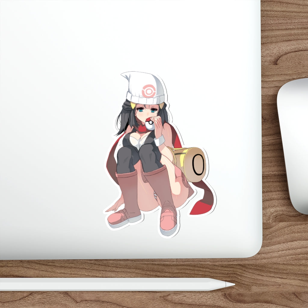 Dawn Pokemon Trainer Panties Waterproof Sticker - Ecchi Vinyl Decal