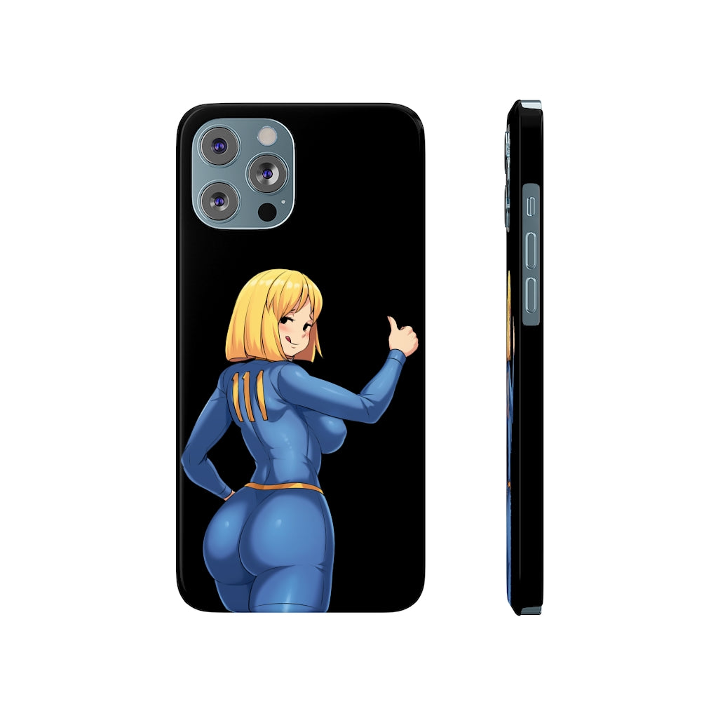 Fallout iPhone 13 Case - iPhone 12 Case - Sexy Butt Vault Girl Phone Case