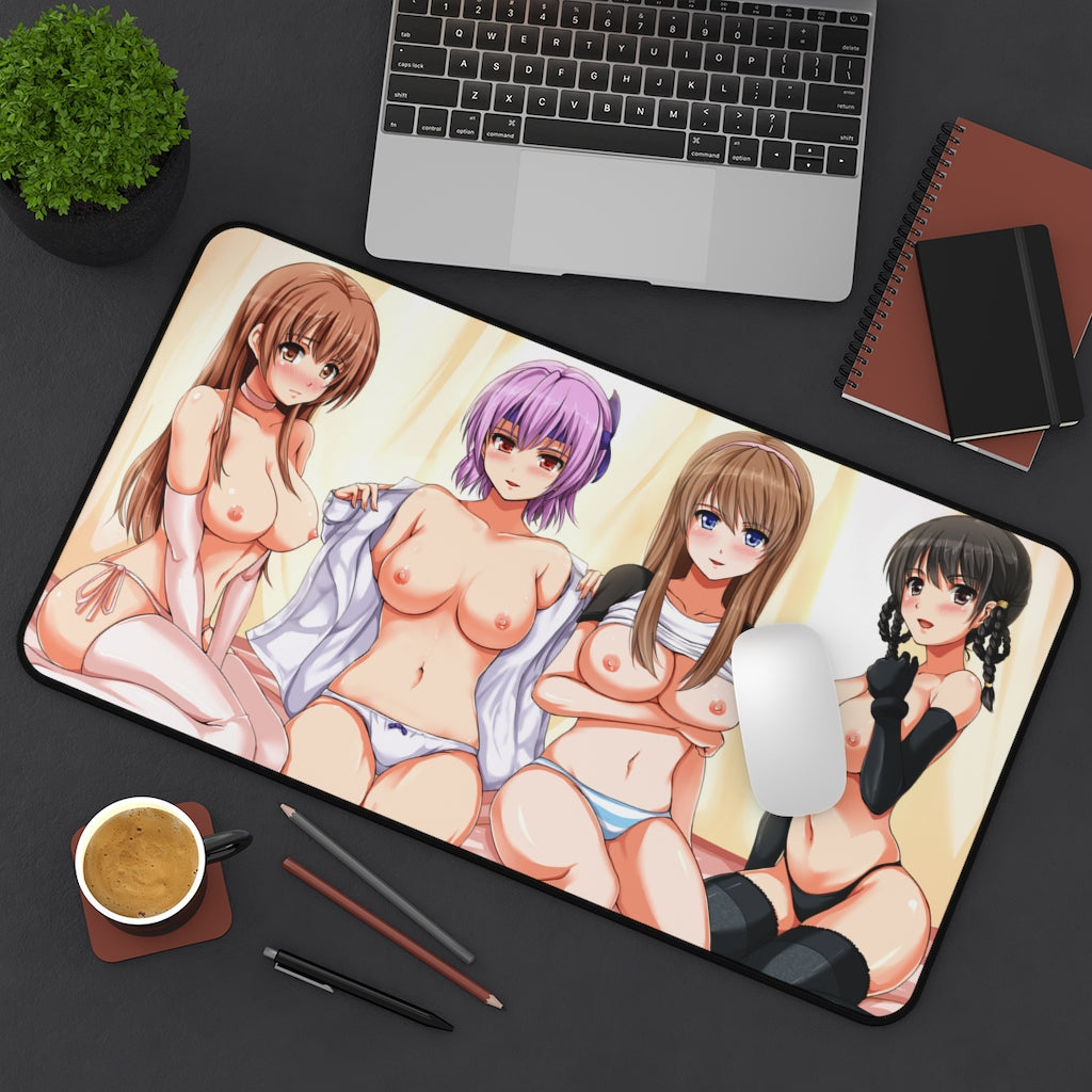 Dead Or Alive Mousepad - Large Desk Mat - Ecchi Mouse Pad - MTG Playmat