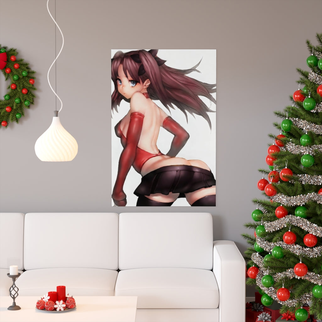 Tohsaka Rin Fate Grand Order Poster - Lewd Premium Matte Vertical Poster - Adult Wall Art