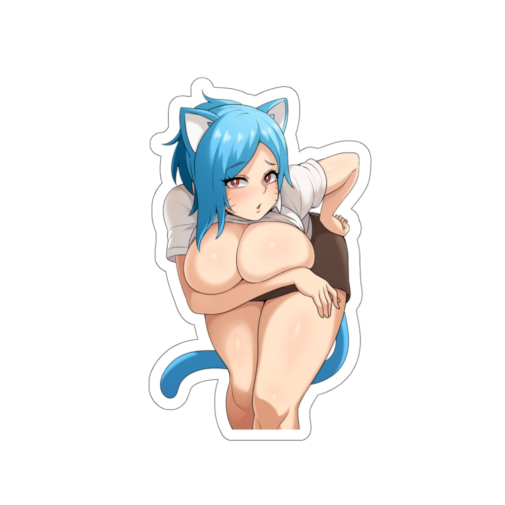 Nicole Watterson The Amazing World of Gumball Big Boobs Waterproof Sticker - Ecchi Vinyl Decal