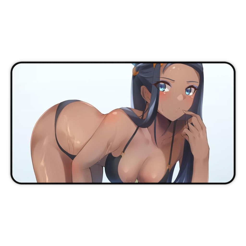 Sexy Bikini Nessa Pokemon Desk Mat - Non Slip Mousepad - Sexy Girl Playmat