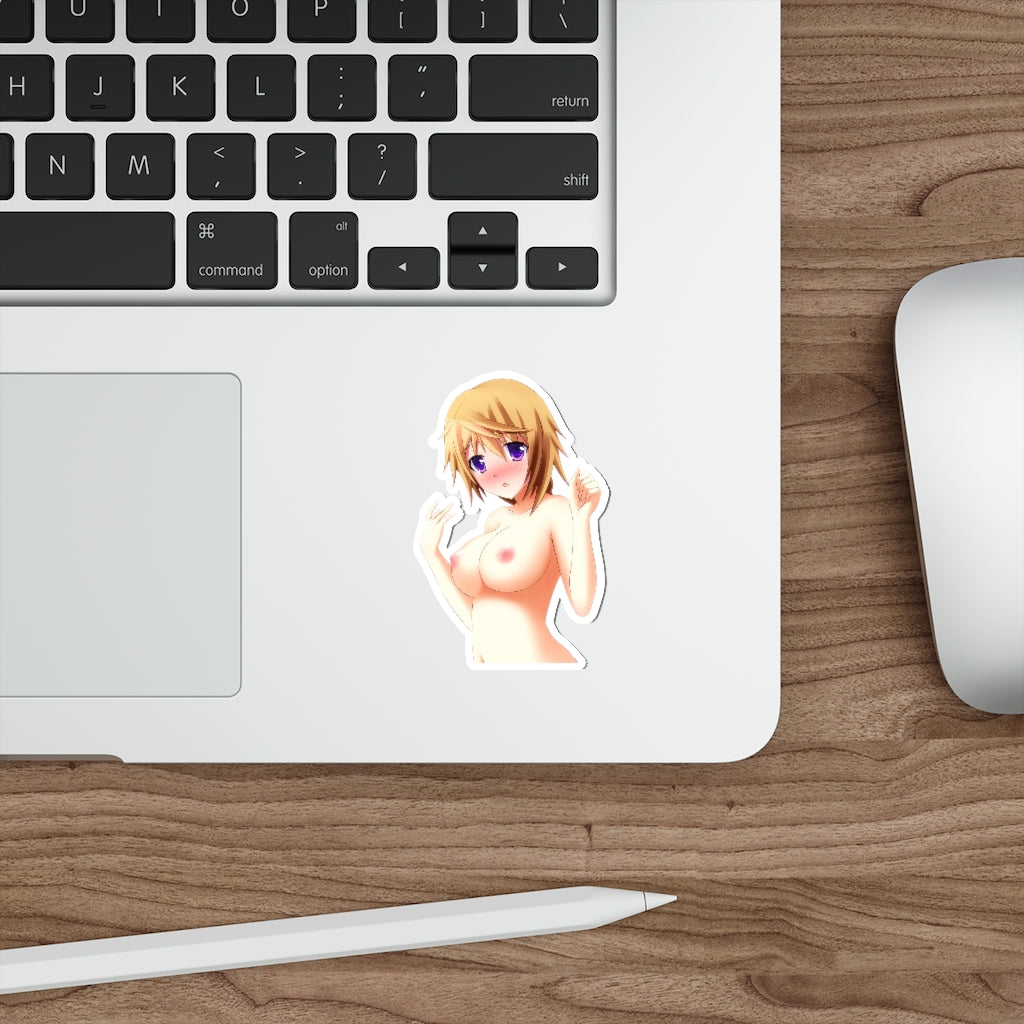 Charlotte Dunois Nude Tits Infinite Stratos Waterproof Sticker - Ecchi Vinyl Decal