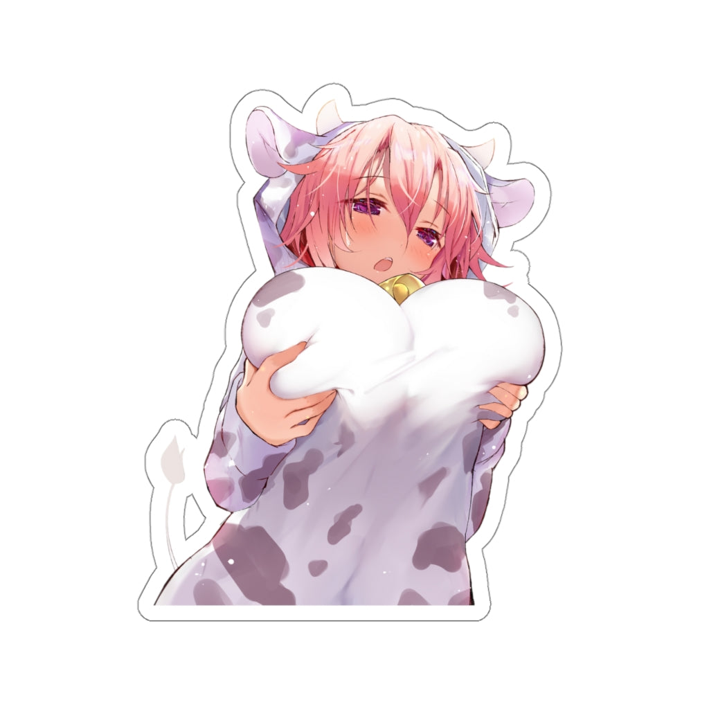 Touhou Yuyuko Sexy Cow Girl Waterproof Sticker - Ecchi Vinyl Decal