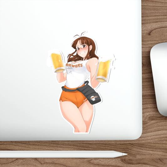 Akizuki Ritsuko iDOLM@STER Hooters Sticker - Ecchi Waterproof Decal