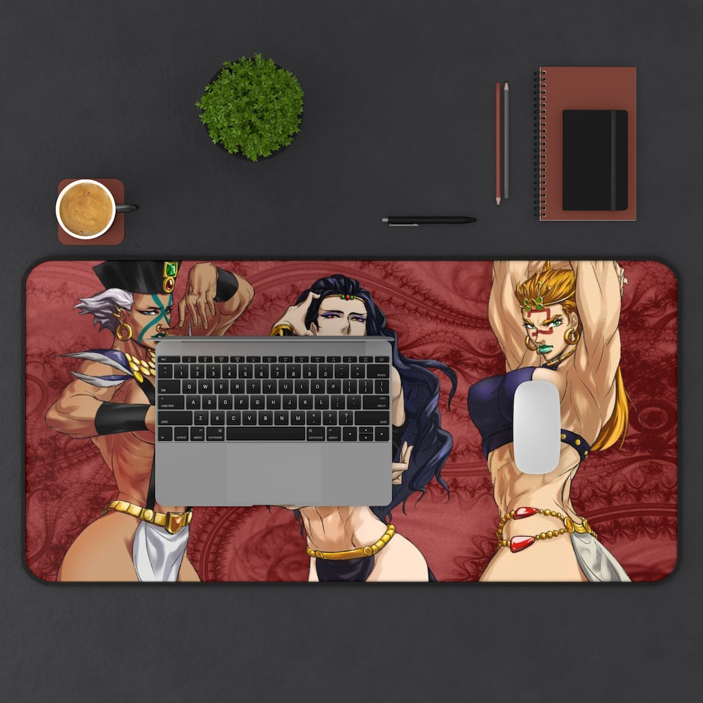 JoJo's Bizarre Adventure Anime Mousepad - Gender Swap - Large Desk Mat - Ecchi Mouse Pad - MTG Playmat