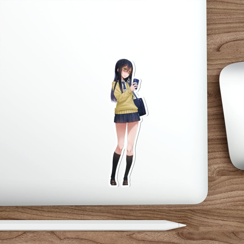 Mieruko Chan Slice Of Horror School Girl Miko Yotsuya Waterproof Sticker - Ecchi Vinyl Decal