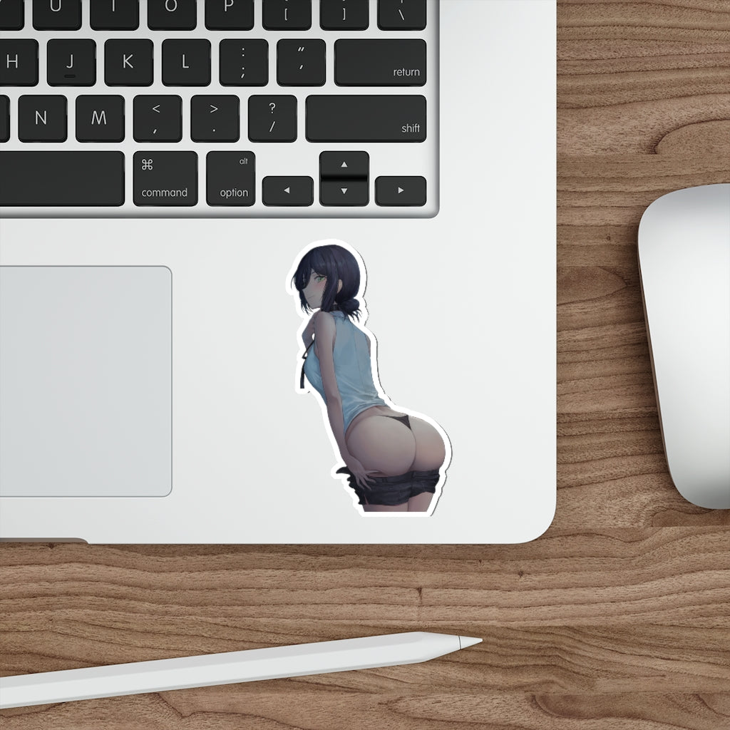 Big Butt Makima Chainsaw Reze Waterproof Sticker - Ecchi Vinyl Decal