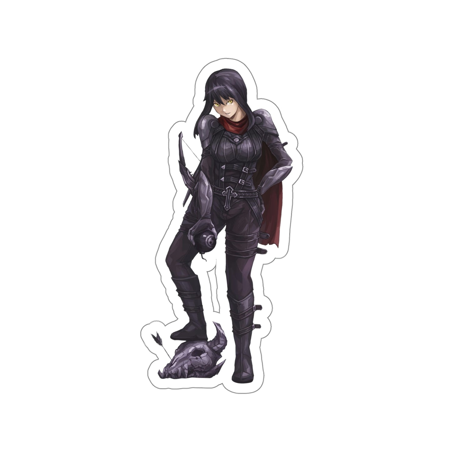 Diablo Female Demon Hunter Waifu Waterproof Sticker - Weatherproof Vinyl Car Decal