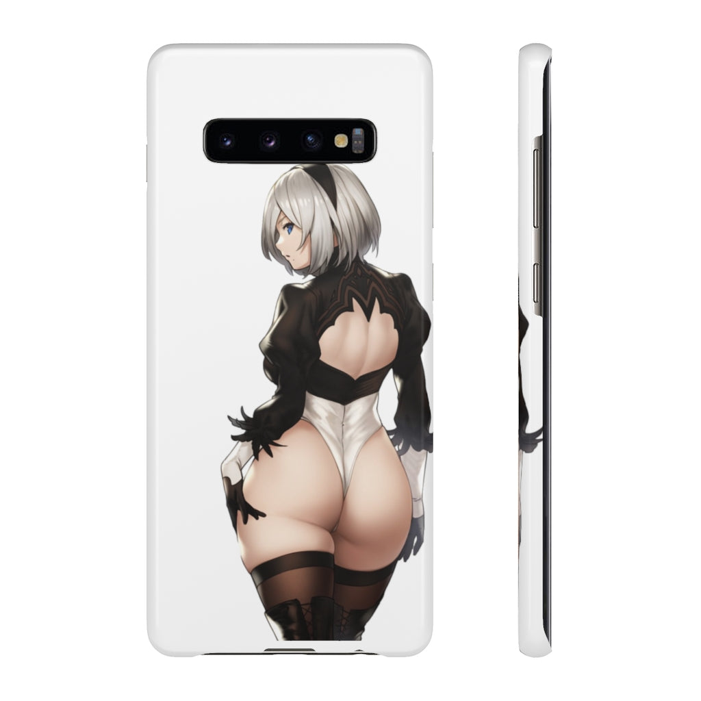 2B Anime Phone Case - Nier Automata Kawaii Aesthetic Snap Case