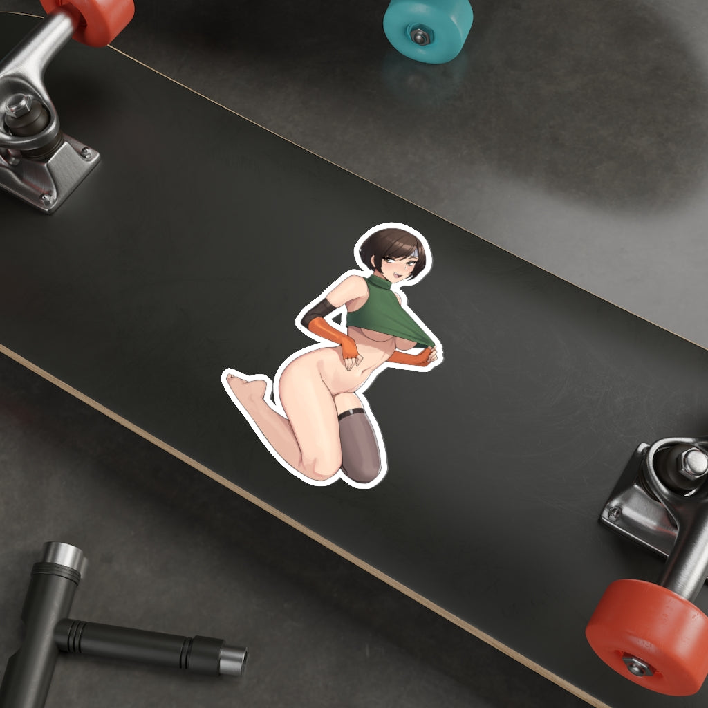 Sexy Yuffie Kisaragi Final Fantasy 7 Waterproof Sticker - Ecchi Vinyl Decal