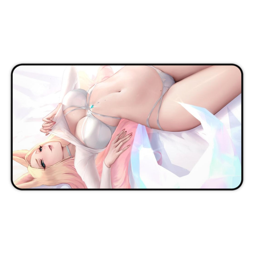 Sexy Ahri Mousepad - League of Legends Gaming Desk Mat - LoL Playmat