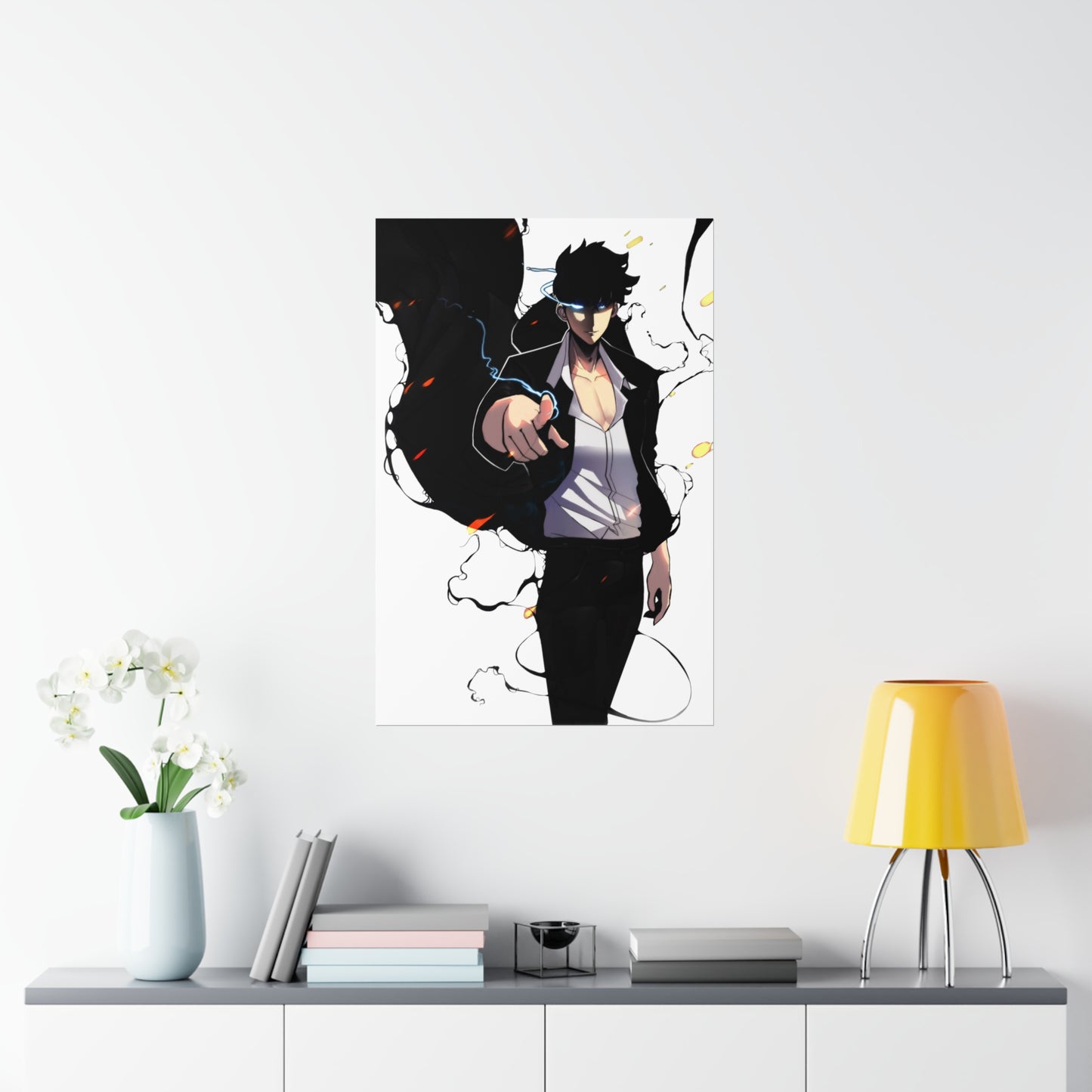 Solo Leveling Poster - Premium Matte Vertical Poster - Sung Jin Woo Anime Manga Poster