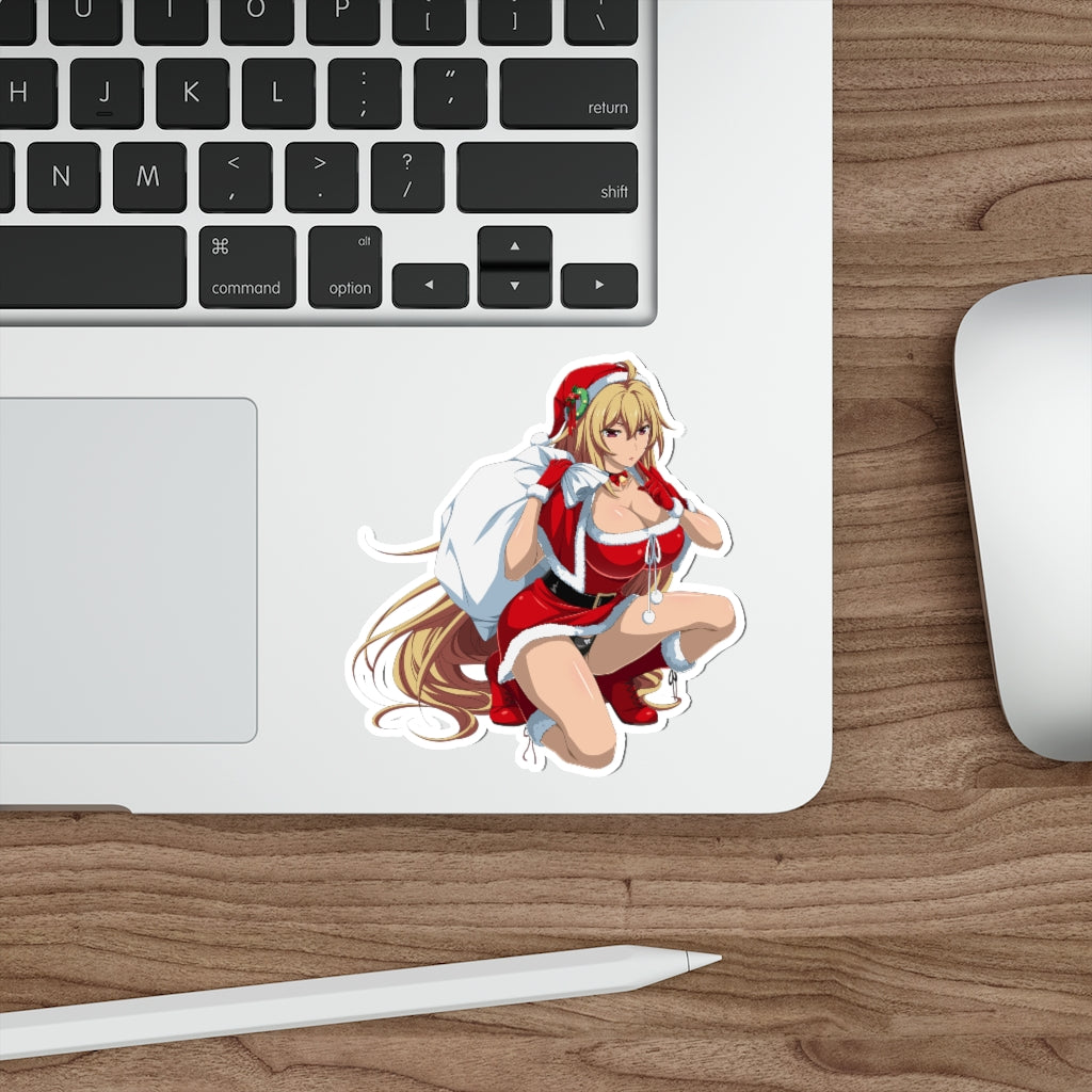 Valkyrie Drive Sexy Santa Mirei Shikishima Waterproof Sticker - Ecchi Vinyl Decal