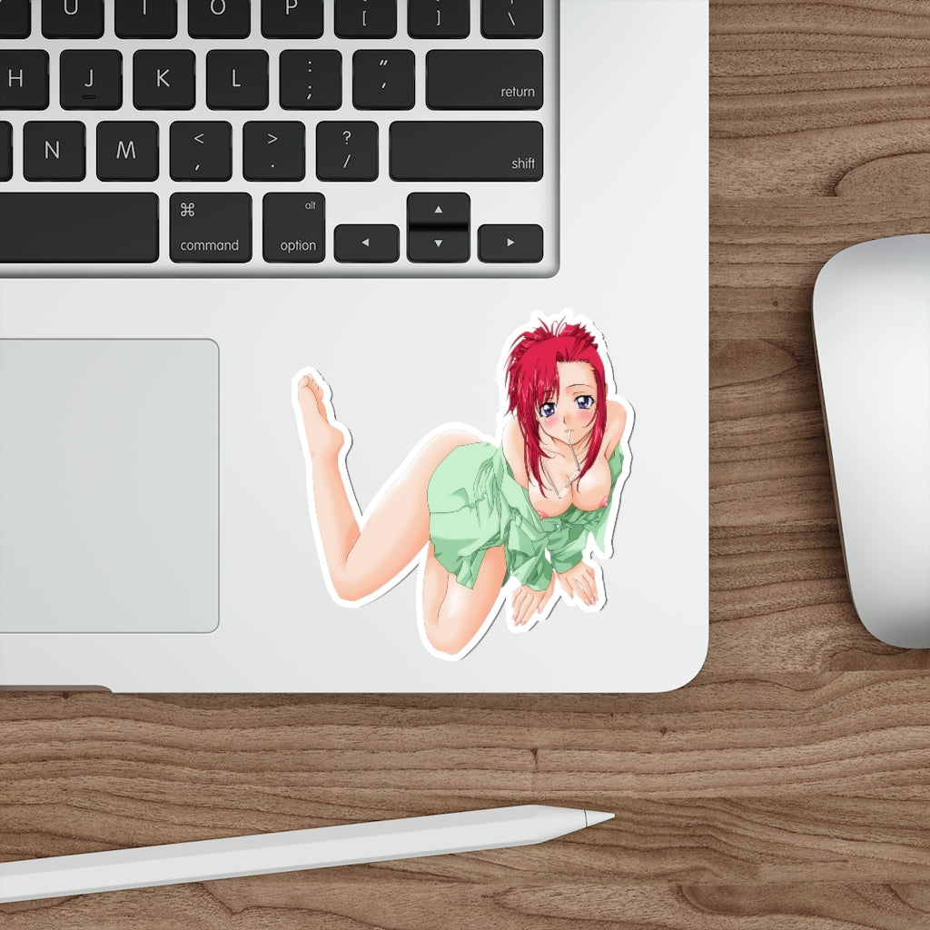 Sexy Nude Kazami Mizuho Onegai Teacher Waterproof Sticker - Ecchi Vinyl Decal