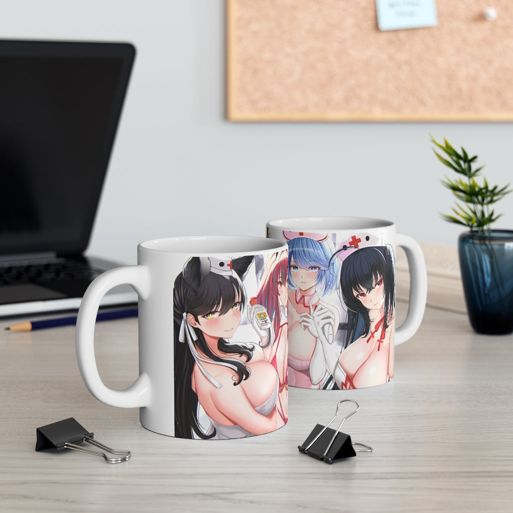 Azur Lane Sexy Nurses Mug 11oz