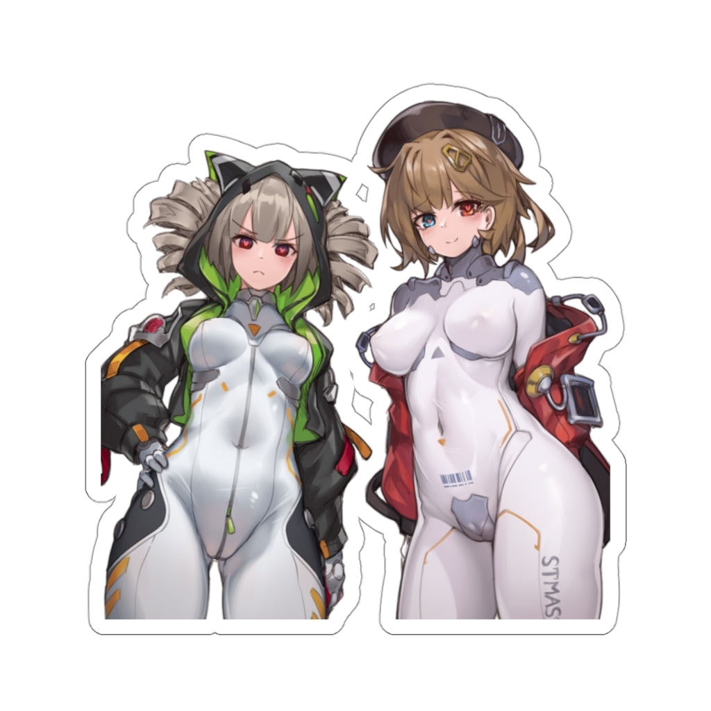 Sexy Shiro and Cocoritter Tower of Fantasy Ecchi Waterproof Sticker - Adult Vinyl Car Decal