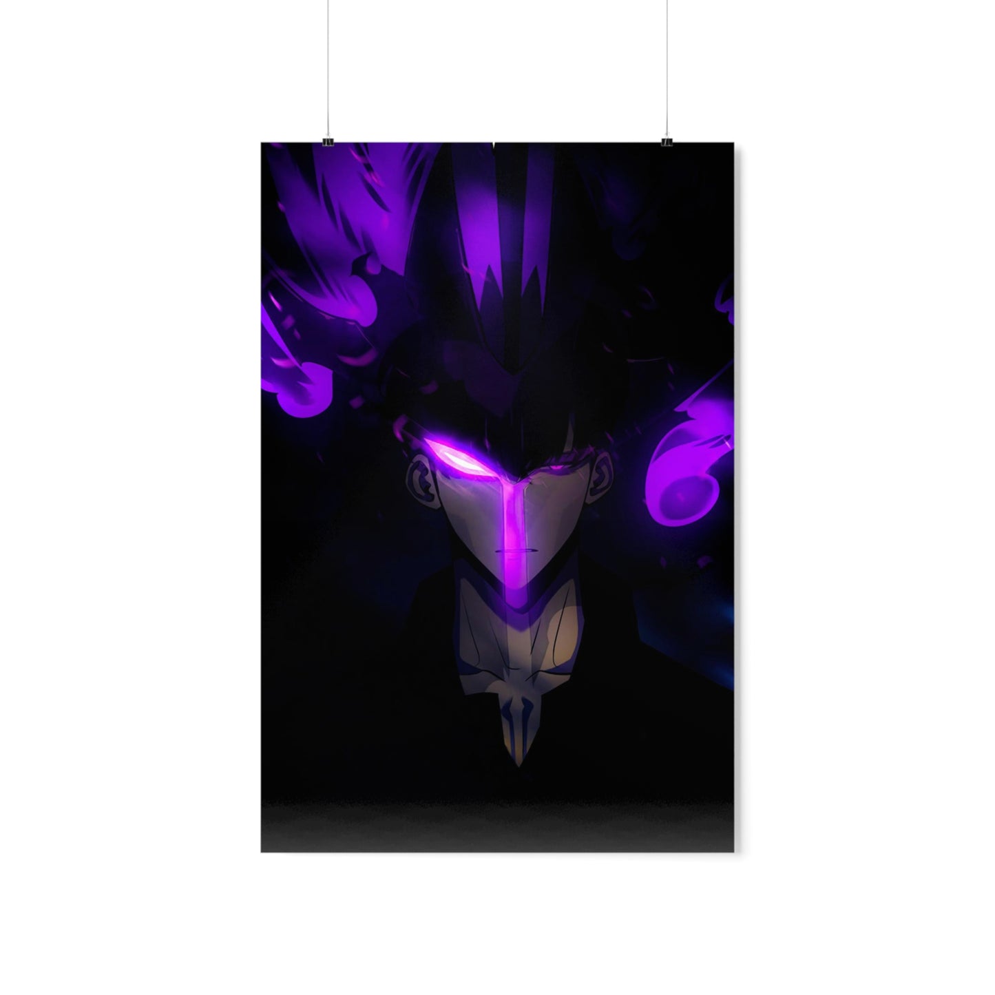 Solo Leveling Poster - Premium Matte Vertical Poster - Shadow Monarch Anime Wall Art Decor