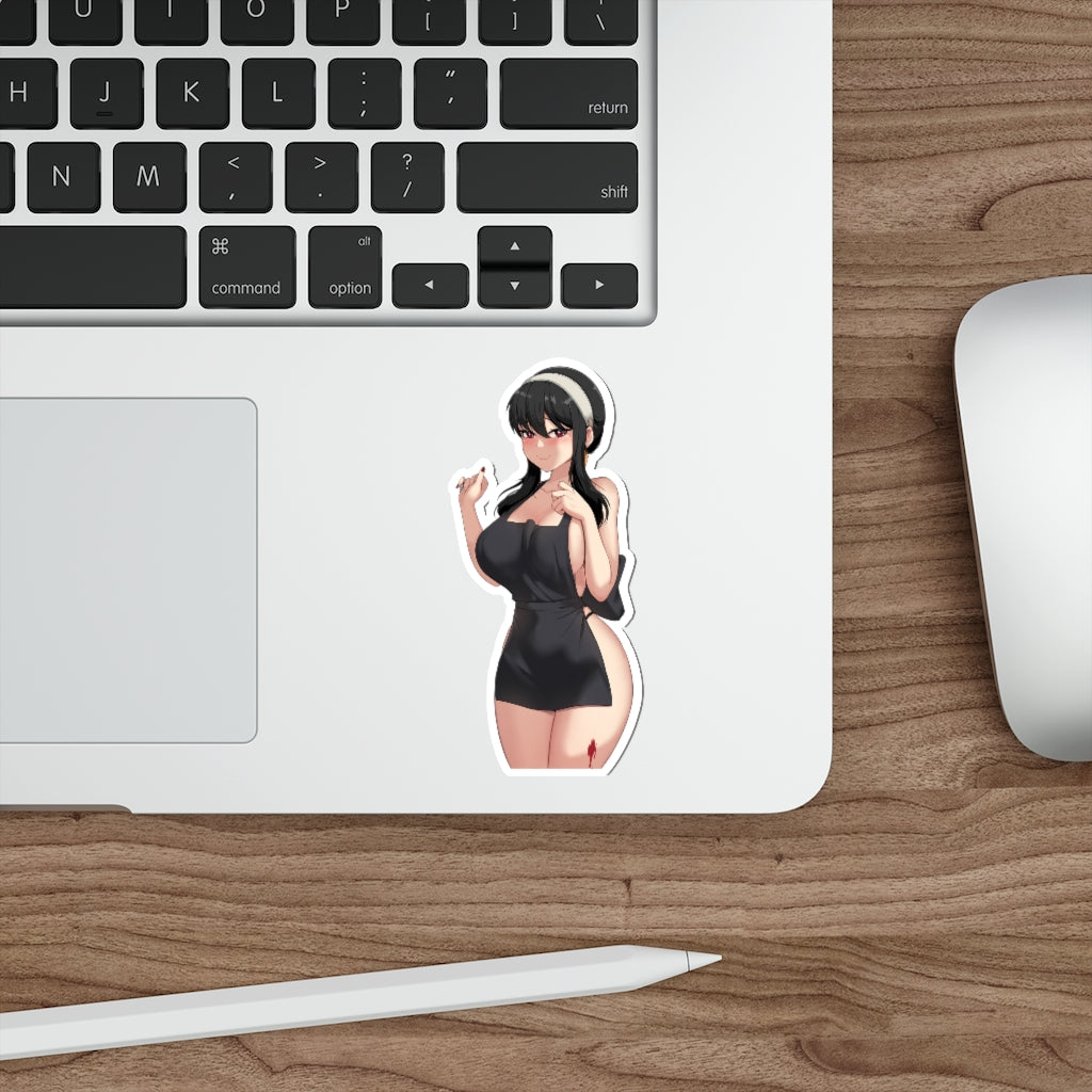 Sexy Apron Waifu Yor Forger Spy x Family Waterproof Sticker - Ecchi Vinyl Decal