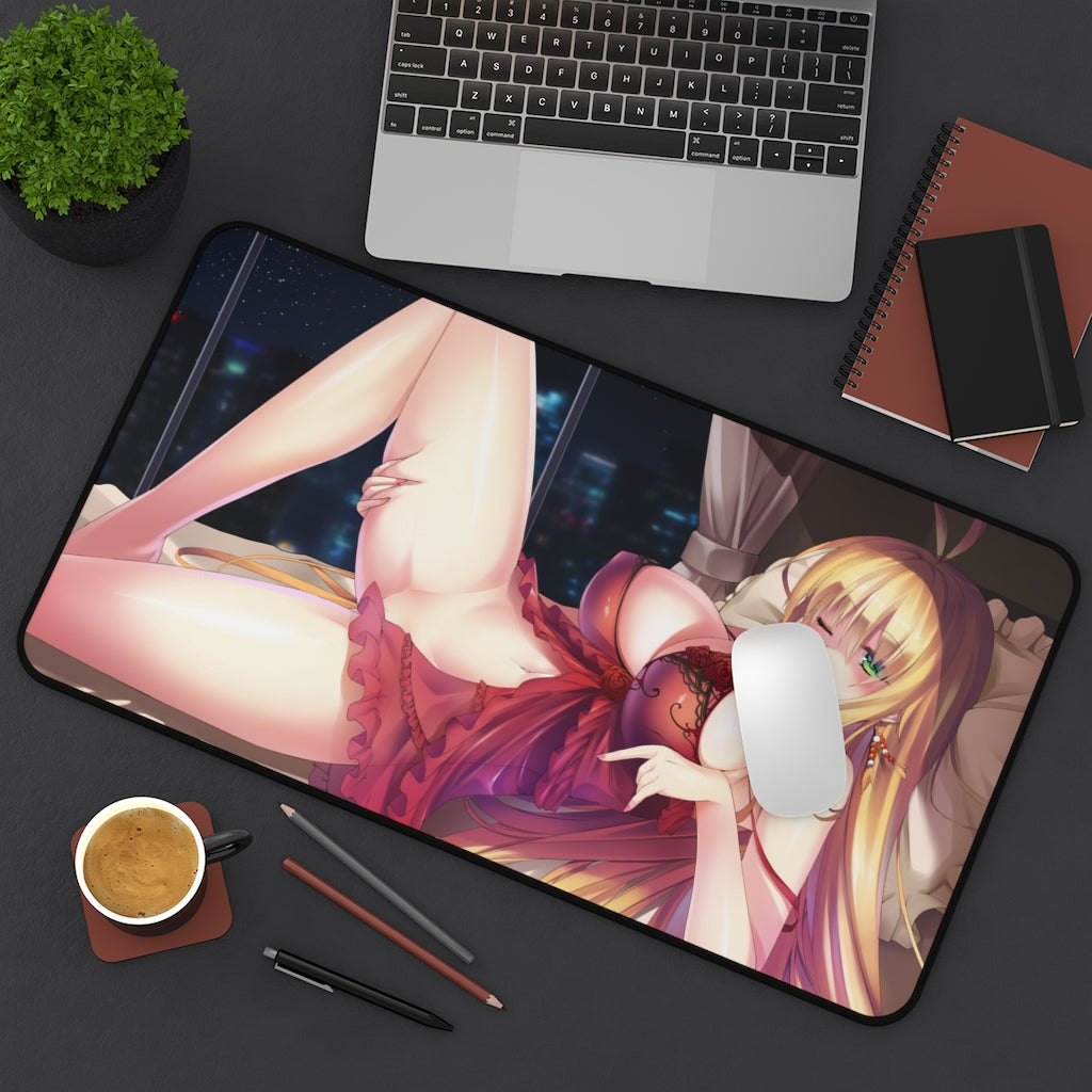 Tsurumaki Maki Voiceroid Sexy Lingerie Mousepad - Gaming Playmat