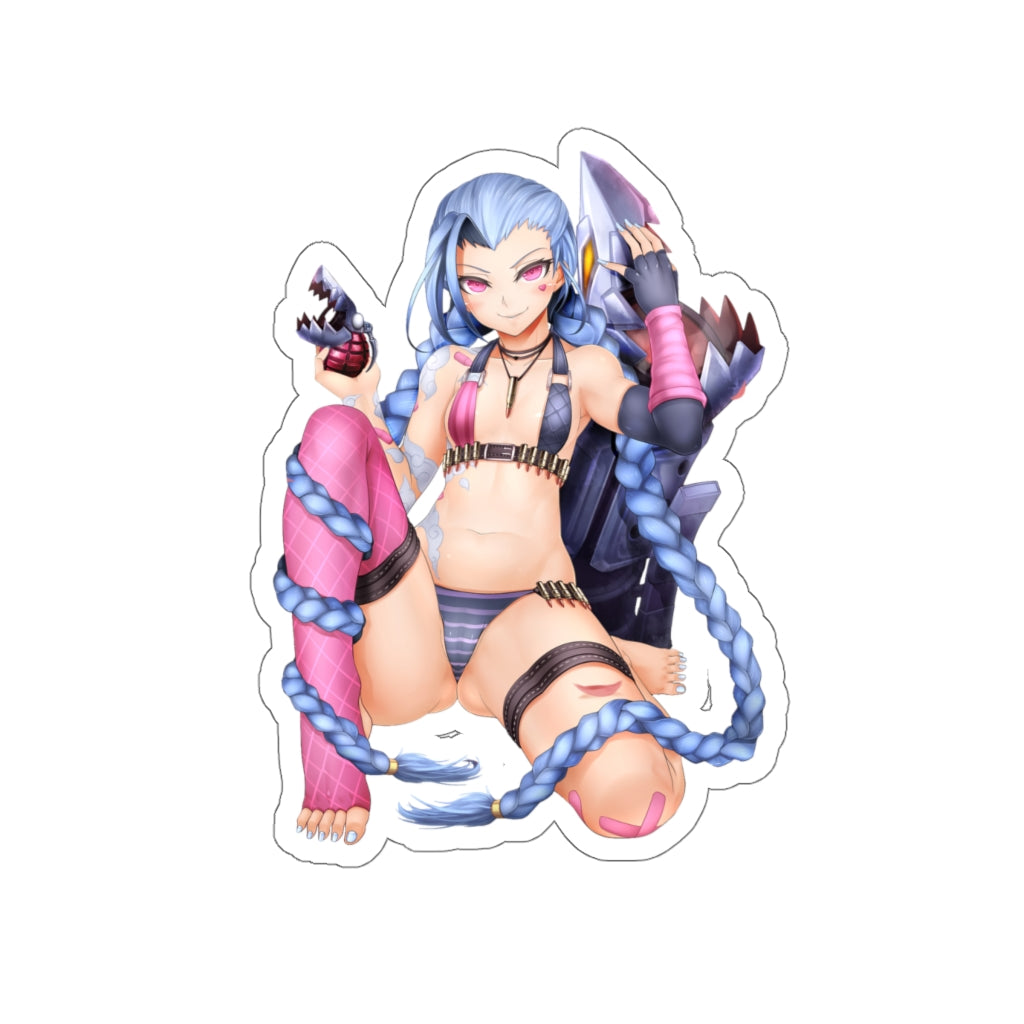 Arcane Jinx Sexy Bikini Waterproof Sticker - League of Legends Ecchi Decal