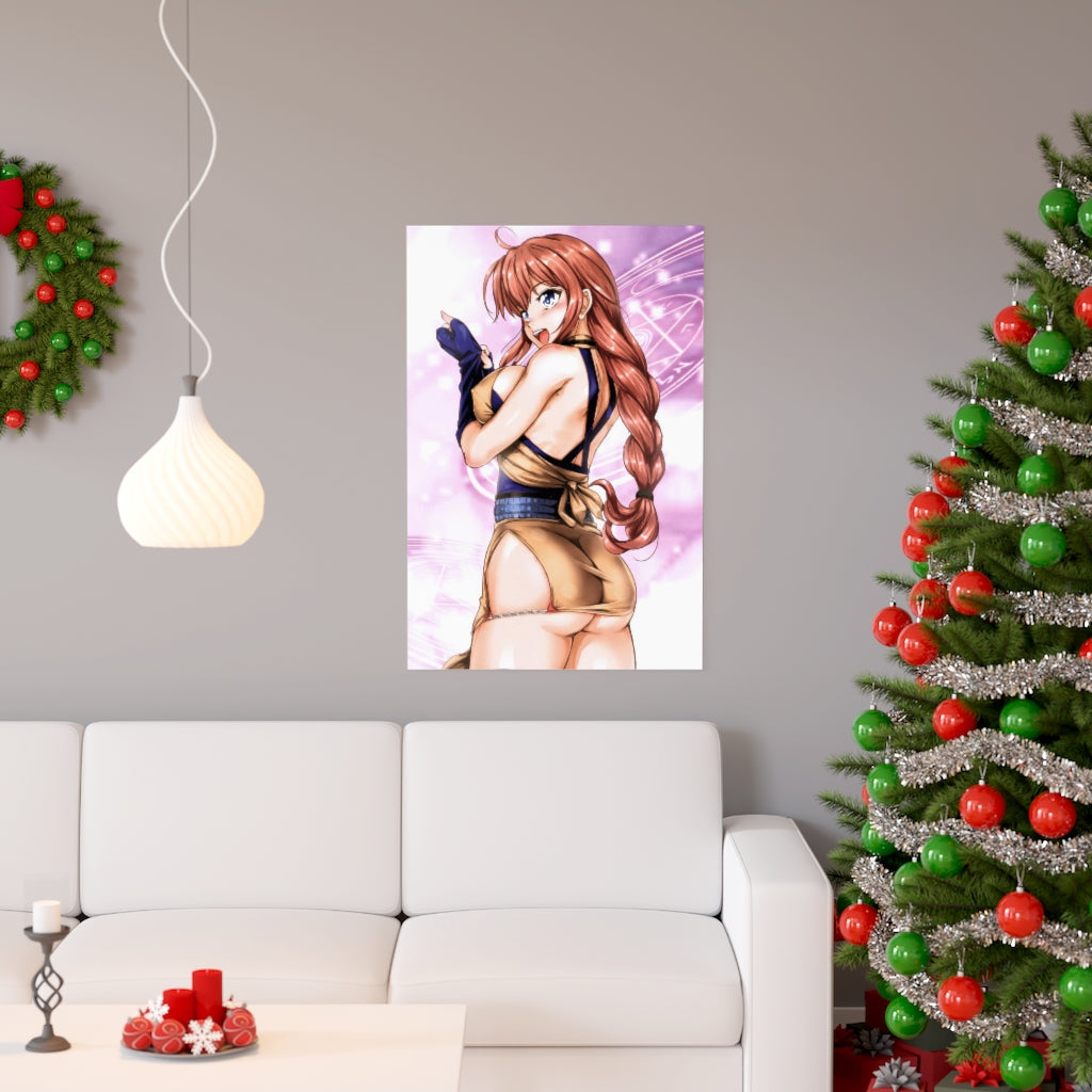 Thick Butt Tia Noto Yoko Bastard Ecchi Poster - Lewd Premium Matte Vertical Poster - Adult Wall Art