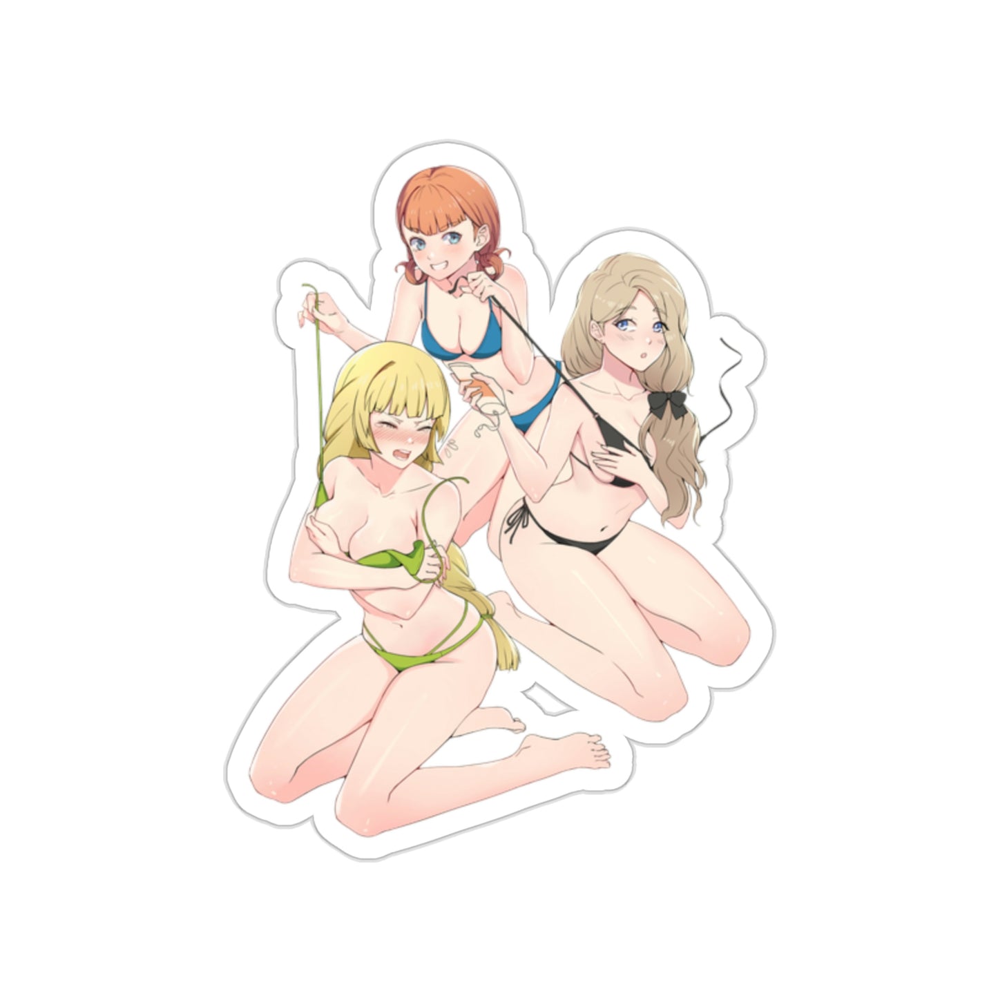 Fire Emblem Bikini Pull Waterproof Sticker - Ecchi Vinyl Decal