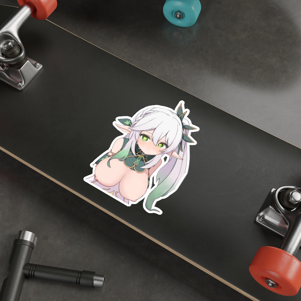 Big Nude Tits Nahida Genshin Impact Waterproof Sticker - Ecchi Vinyl Decal