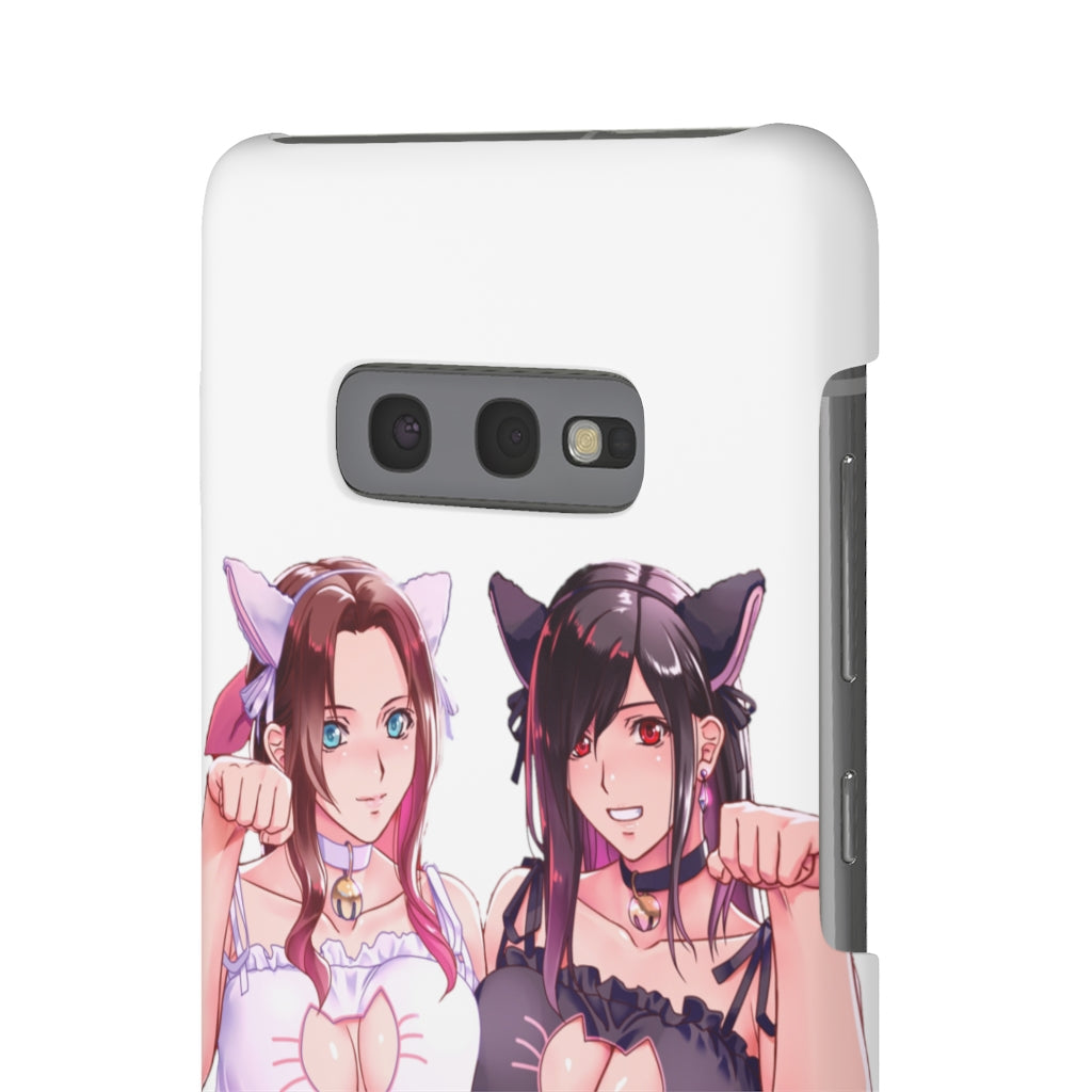 Tifa and Aerith Anime Phone Case - Final Fantasy Kawaii Aesthetic Snap Case